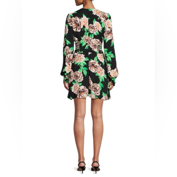 NWOT AFRM Nami Floral Corset Tie Mini Dress - Picture 3 of 11